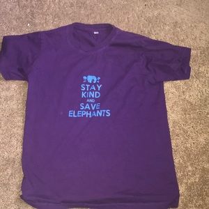 Stay kind and save elephants shirt
